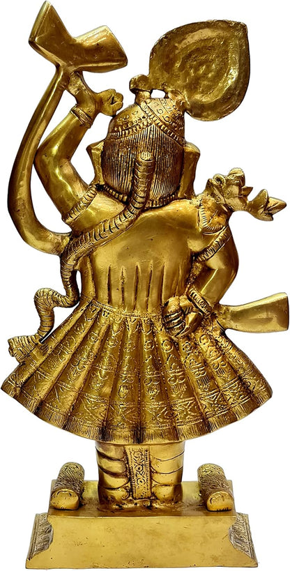 eSplanade Brass Shrinath Srinath Ji Banke Bihari Murti Idol Statue - 17" Inches