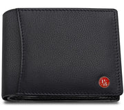 HORNBULL Themes Black RFID Blocking Leather Wallet for Men | Wallets Men Leather