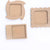 IVEI DIY Rectangle Photo Magnets -Plain MDF Photo Frame Fridge Magnet Blanks Cutouts - Rectangle Shaped Magnets for Painting Wooden Sheet Craft, Decoupage, Resin Art Work & Decoration