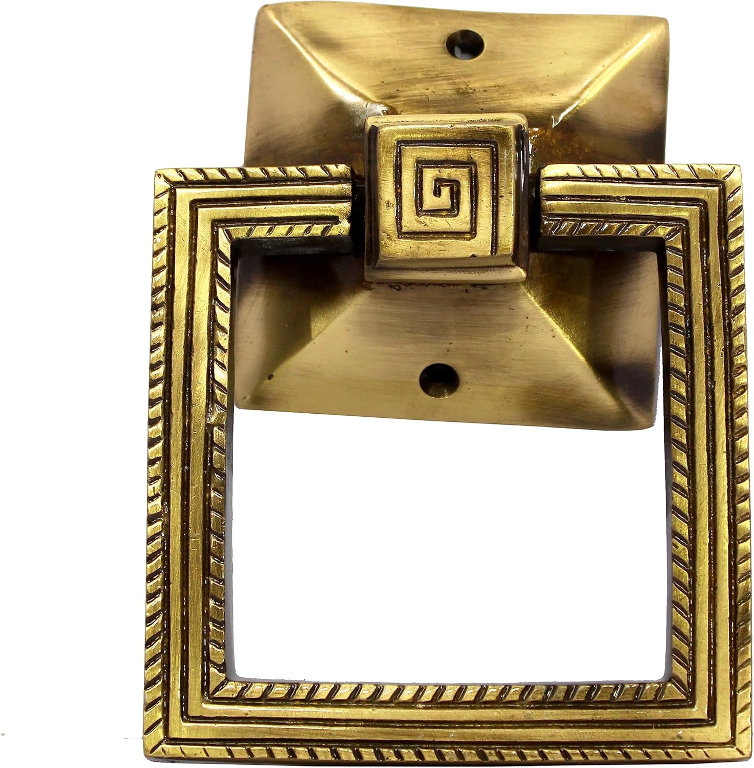 eSplanade Brass Hand Towel Hanger Holder Towel Holding Ring | Bathroom Accessories | Bath Decor - Golden - 5.5" Inches