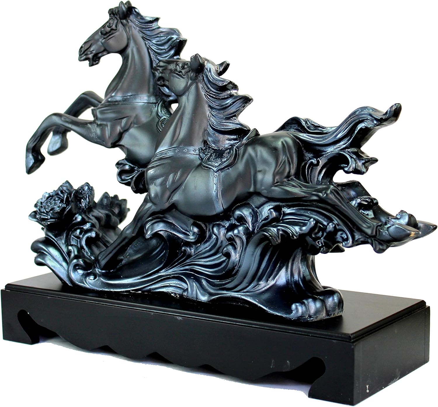 eSplanade Resin Running Horse Sculpture or Showpiece - 15 inches | Home Decor