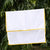 Jacha & Bacha Pure Soft Cotton Dhoti Towels for Babies/Kids Set of 2 Towels-Yellow (Blue) | Light Weight Towels for Kids | Travel Friendly Bath Towels for Children