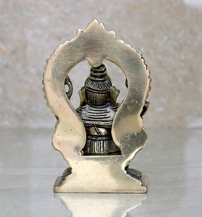 eSplanade Brass Ganesh Ganesha Ganpati Vinayak Showpiece | Murti Idol Statue Sculpture - 5.75" Inches