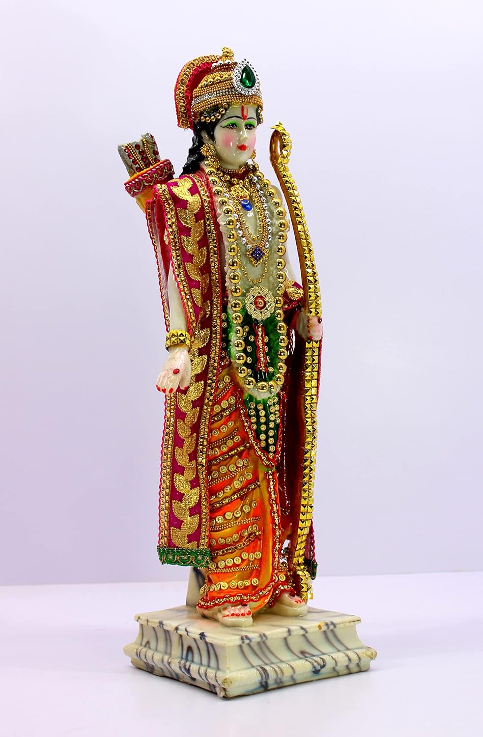 ESPLANADE Ram ji Shri Ram Murti Idol Statue Sculpture | Decorative Idols - Home Decor | Resin - Multi - 18" Inches (Big Size)