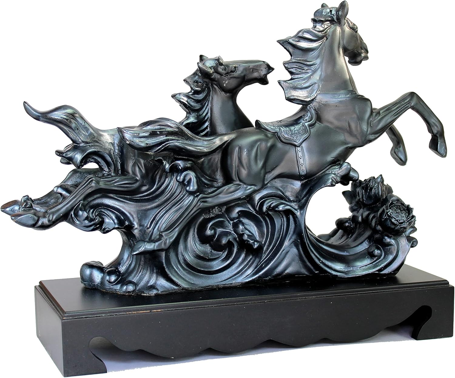 eSplanade Resin Running Horse Sculpture or Showpiece - 15 inches | Home Decor