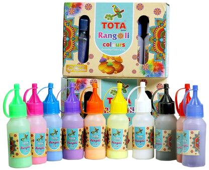 TOTA Rangoli Kit for Floor Rangoli for Pooja Art and Craft for Kids (Rangoli Kit)