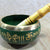 eSplanade - Singing Bowl Tibetan Buddhist Prayer Instrument with Striker Stick | OM Bell | OM Bowl | Meditation Bowl | Music Therapy (Green) 4,5,6 Inches