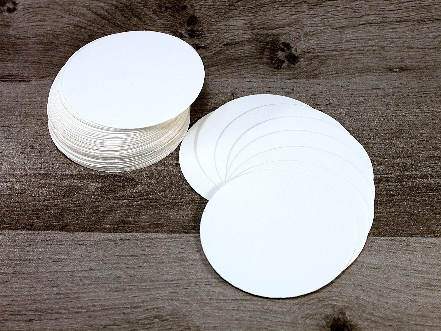 eSplanade Disposable Paper Coasters - Use and Throw Reversible Paper Coasters