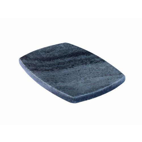 KLEO - Double Sided Soap Dish Made of Natural Black Stone and White Marble | Bath Kitchen Accessories