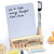 IVEI Wooden Endless Desk Calendar with White Board | Motivational Quote | Without Quote