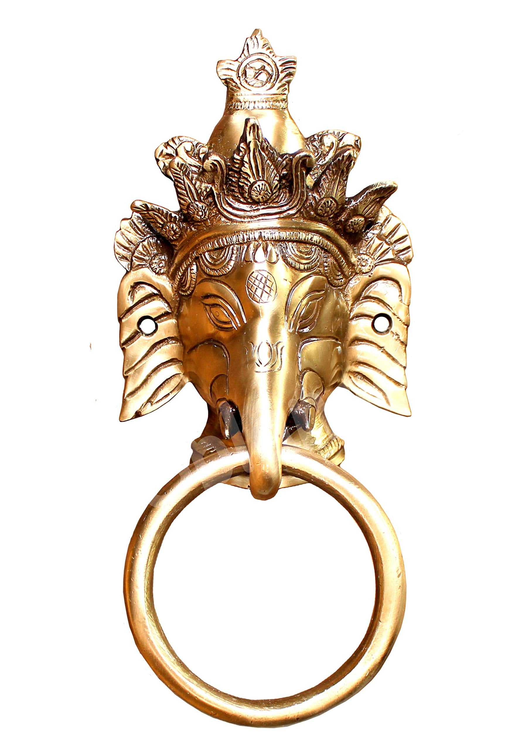 eSplanade Horse Rabbit Reindeer Elephant Brass Door Knockers | Door Decor Accessories | Brass Gate Knockers (Reindeer, Ganesh, Horse, Buddha, Elephant))