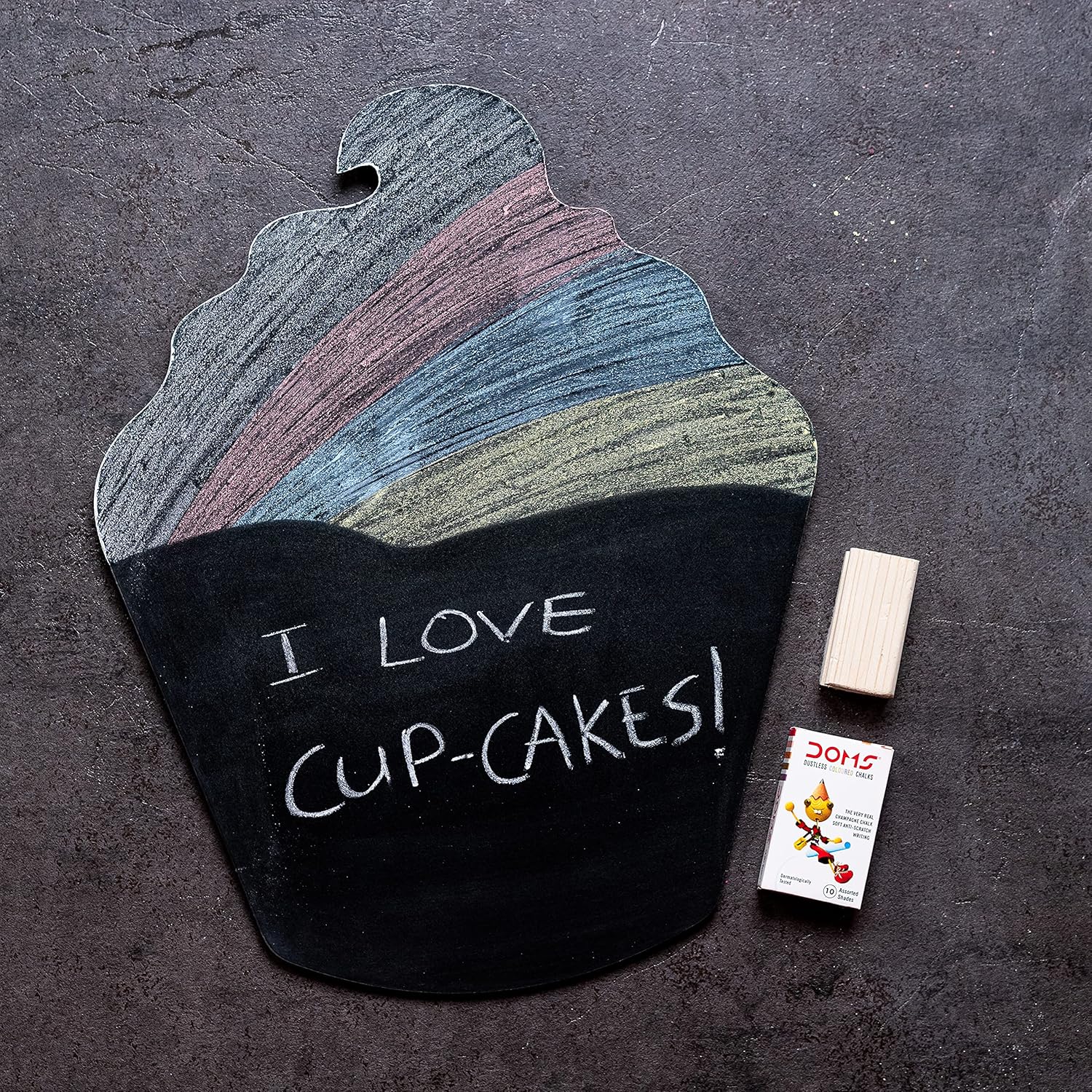 IVEI Black Board, Chalkboard, Slate Board-Kids Room decor- School Utility-Learn with Fun