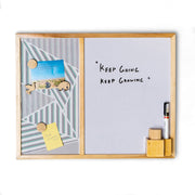 IVEI Combination Board with Magnet Board & Whiteboard -Innovative Organizer for Kids and Adults with Magnets- To Do Boards, Best Gift for Home, Office, School- Green, Yellow