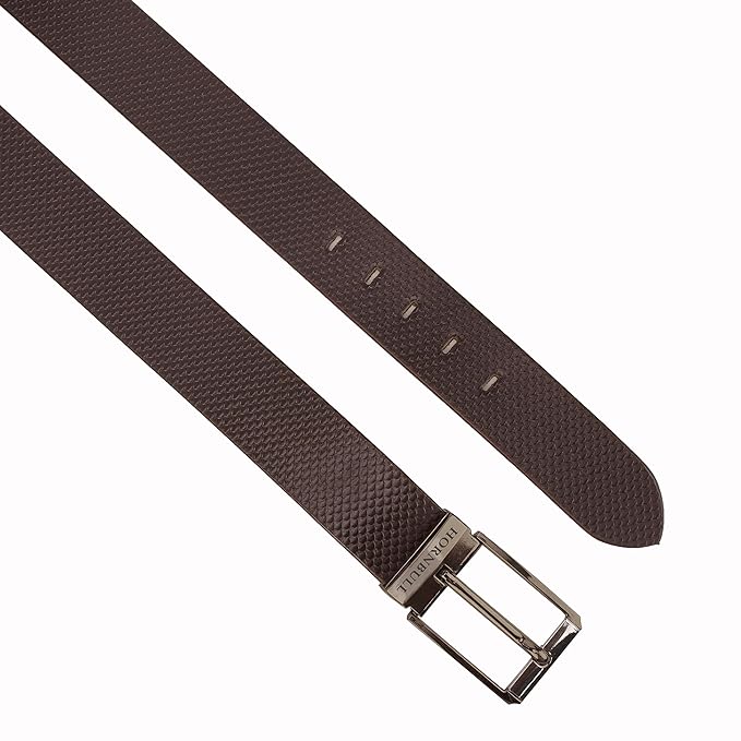 HORNBULL Gift Hamper for Men | Navy Wallet and Brown Belt Mens Combo Gift Set | Leather Wallets for Men | Men's Wallet BW69181