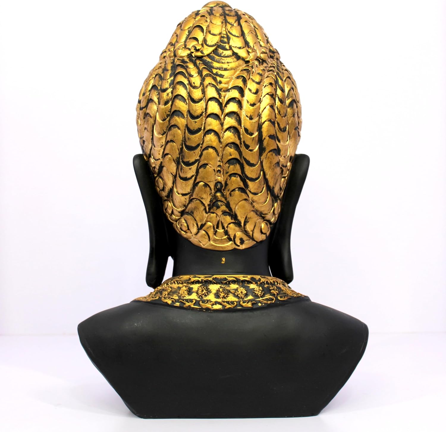 eSplanade Resin Meditating Buddha Idol Statue Figurine for Home Decor and Worship 15 inches