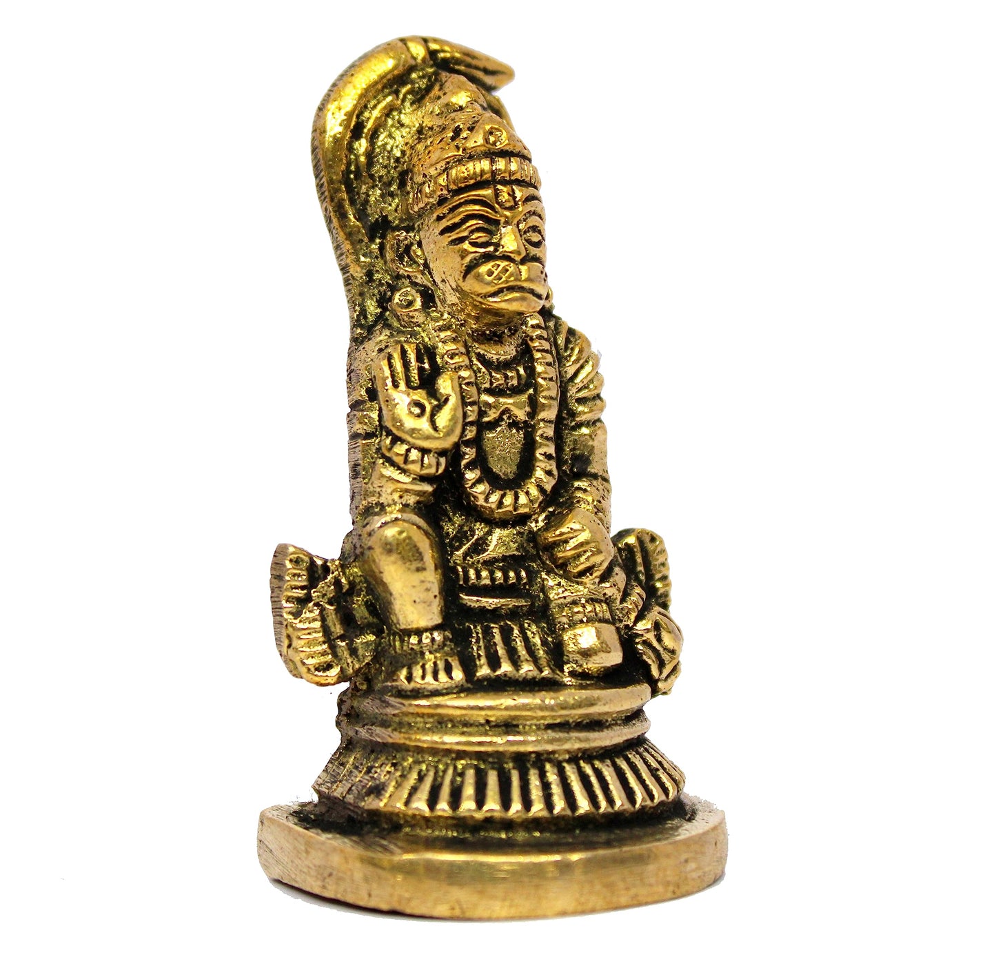 ESPLANADE Brass Idol Car Dashboard God Idol for Home for Desk Decor | Antique Decor Item | Home Decor Gift Showpieces