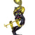 eSplanade Brass Radha Krishna Kishan Murti Idol Statue Sculpture | Pooja Idols | Home Decor (18 Inch)