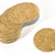 eSplanade Disposable Coaster - Made of Paper (Set of 100) - Use and Throw Reversible Coasters - Perfect for Bar, Hotel, Restaurant purpose & Parties (Brown Round & Square)
