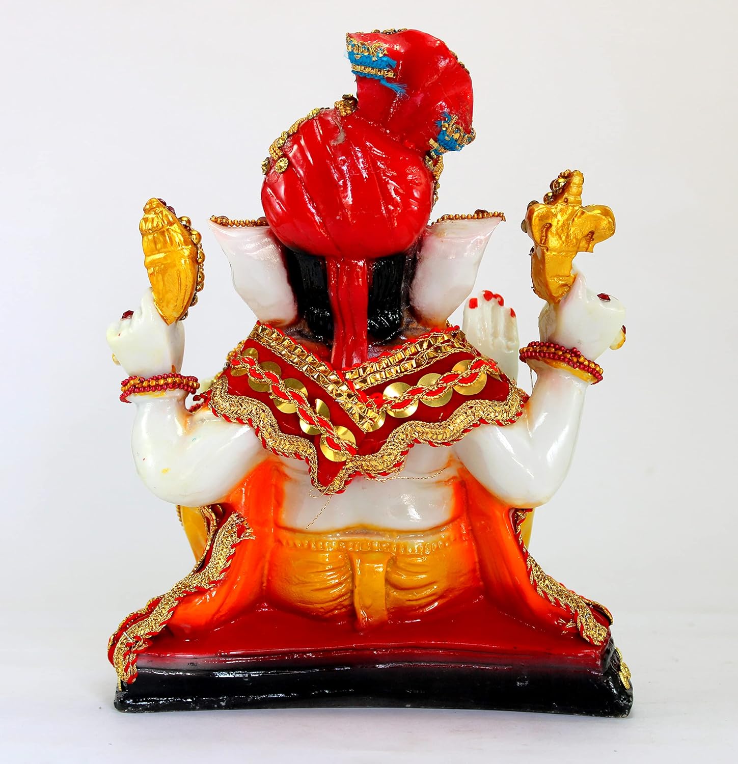eSplanade Resin Ganesh Ganesha Ganpati Murti Idol Statue Sculpture (8.25") | Pooja idols | Home Decor