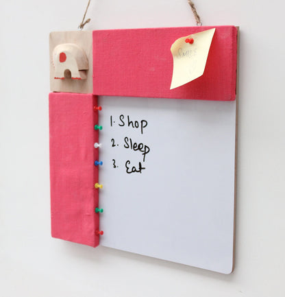 IVEI Pinboard + Whiteboard, Combination (Elephant - Blue)