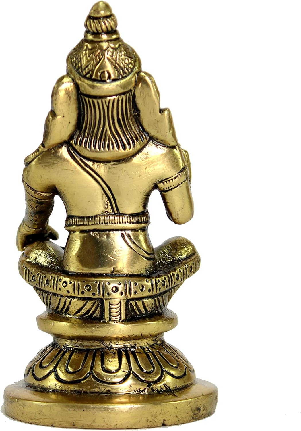 ESPLANADE Brass Ayyappa Statue | Aiyyappa Swamy Ayyapan Figurine | Pooja Idols - Home Decor - 4.25" Inches