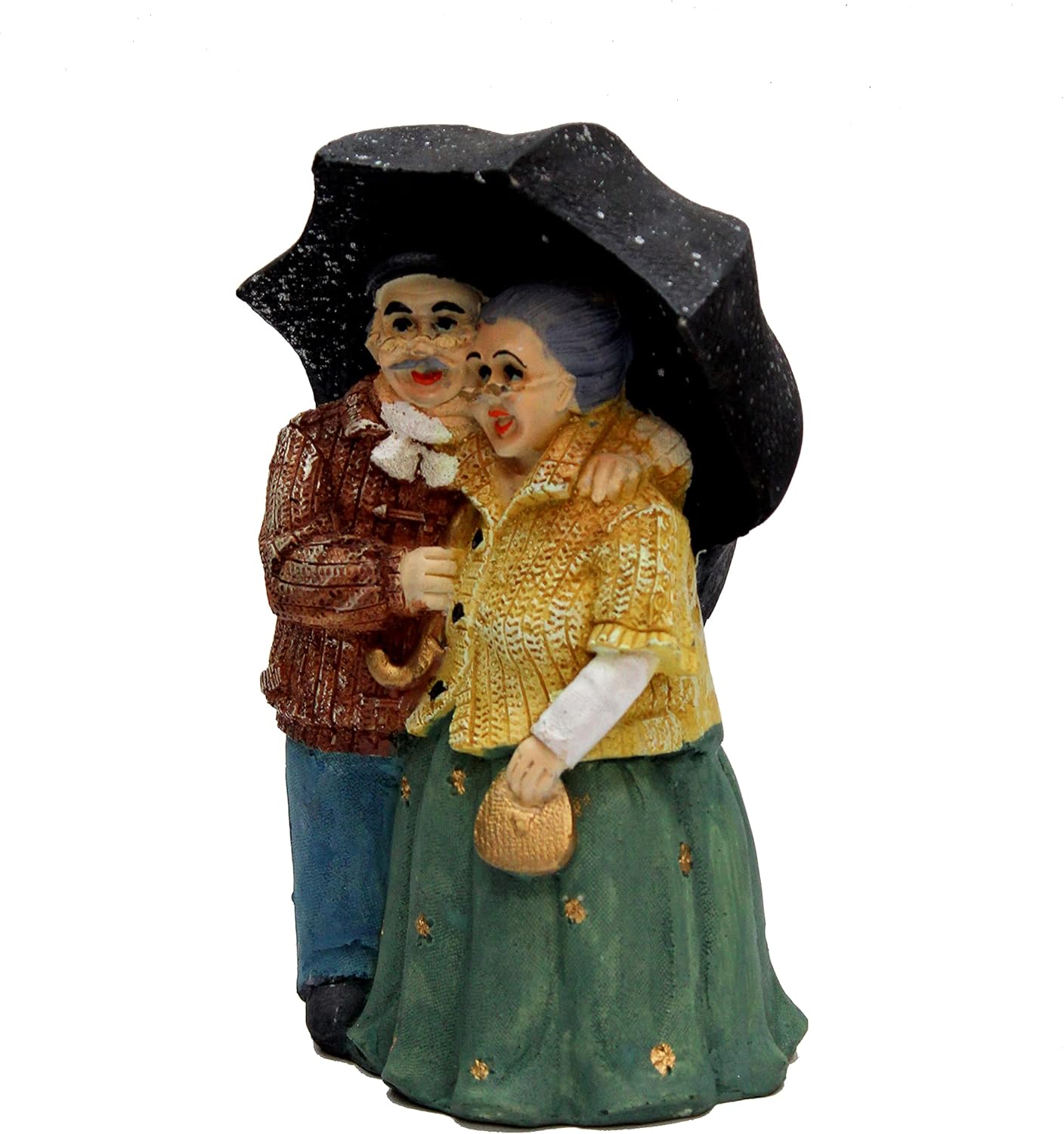 eSplanade Resin Dada Dadi Showpiece Brings Goodluck, Fengshui, Vastu for Home Decor