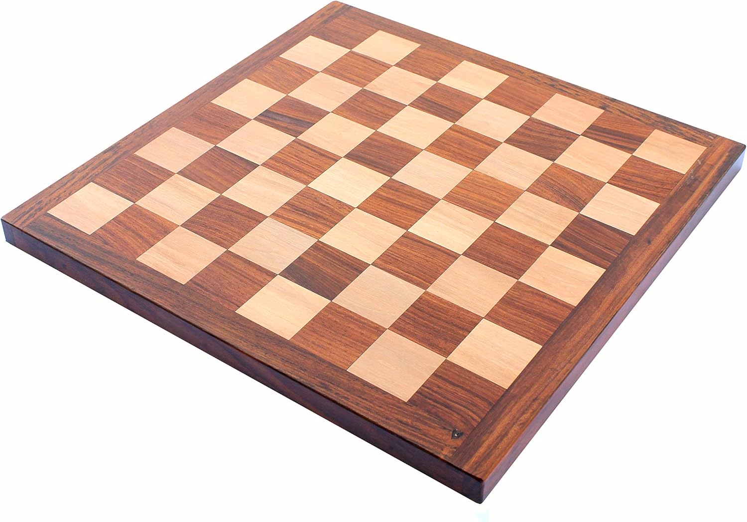 StonKraft Wooden Chess Board Without Pieces for Professional Chess Players - Appropriate Wooden & Brass Chess Pieces Chessmen Available Separately by Brand (14", 16",21"- Acacia Wood)