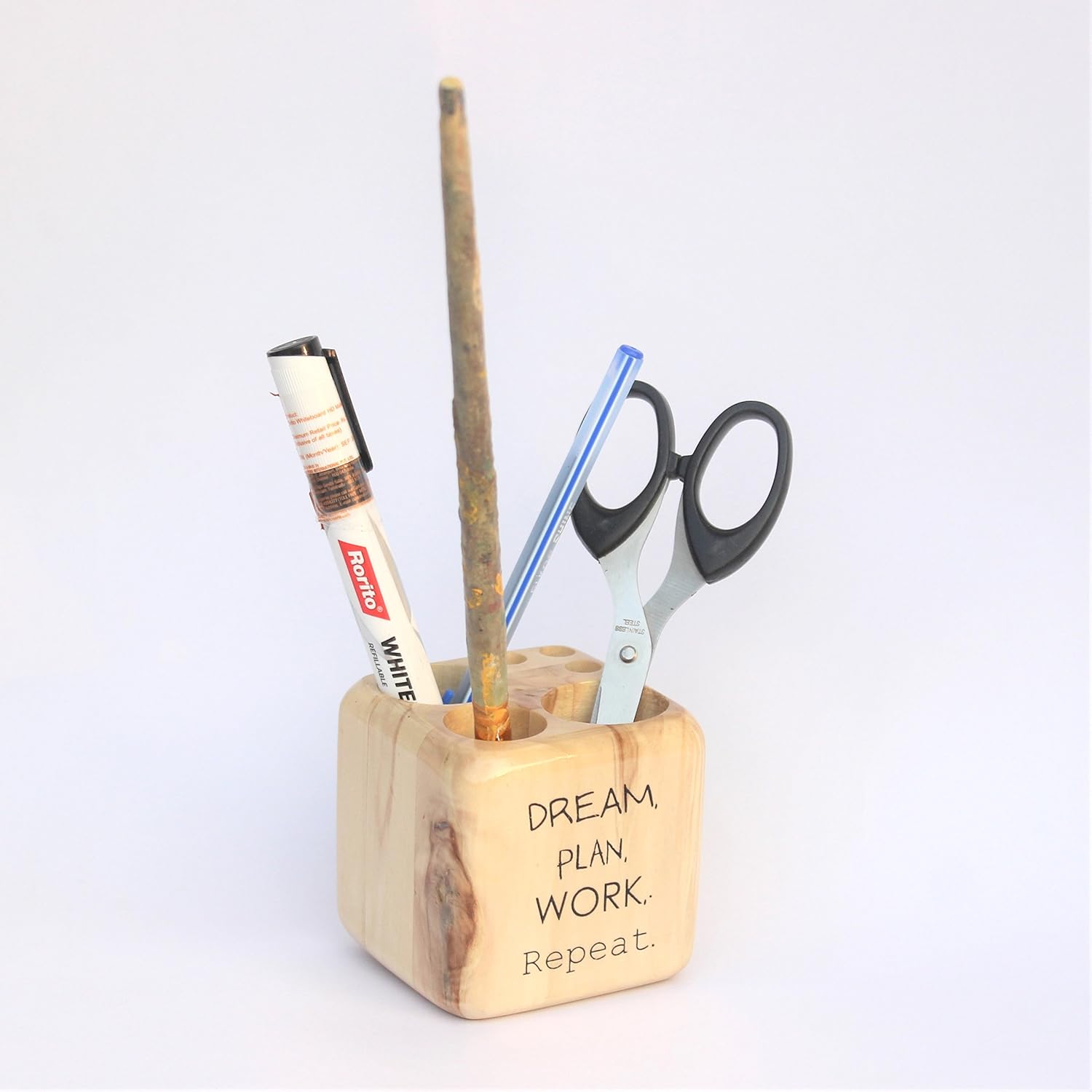 IVEI Wooden Pen Stand Cube - Dream