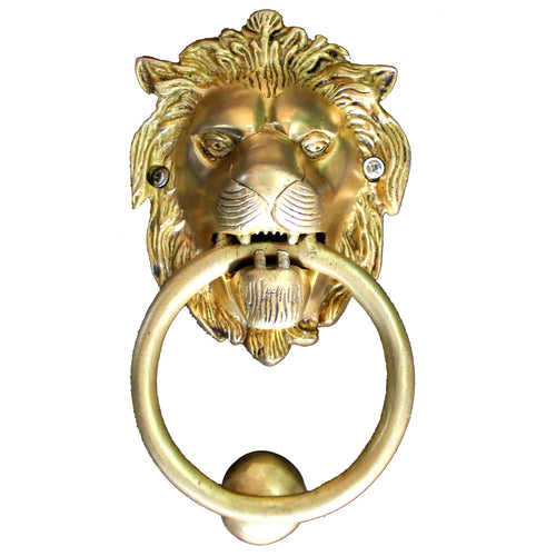 StonKraft Brass Lion Door Knocker Knockers Gate Knocker Door Accessories (Lion 5