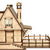 StonKraft Wooden 3D Puzzle Beach House - Home Decor, Construction Toy, Modeling Kit, School Project - Easy to Assemble