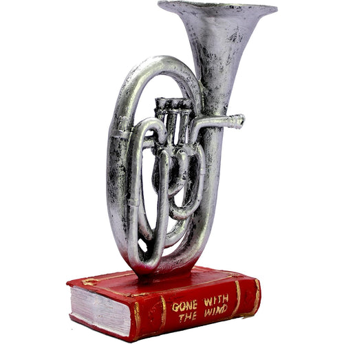 eSplanade Resin Trumpet Showpiece Statue Sculpture Figurine - Home Decor - 10.6