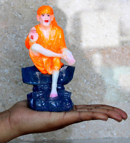 eSplanade 7" Sai Baba Showpiece | Home Decor | Idol | Statue | Figurine | Murti | Statue