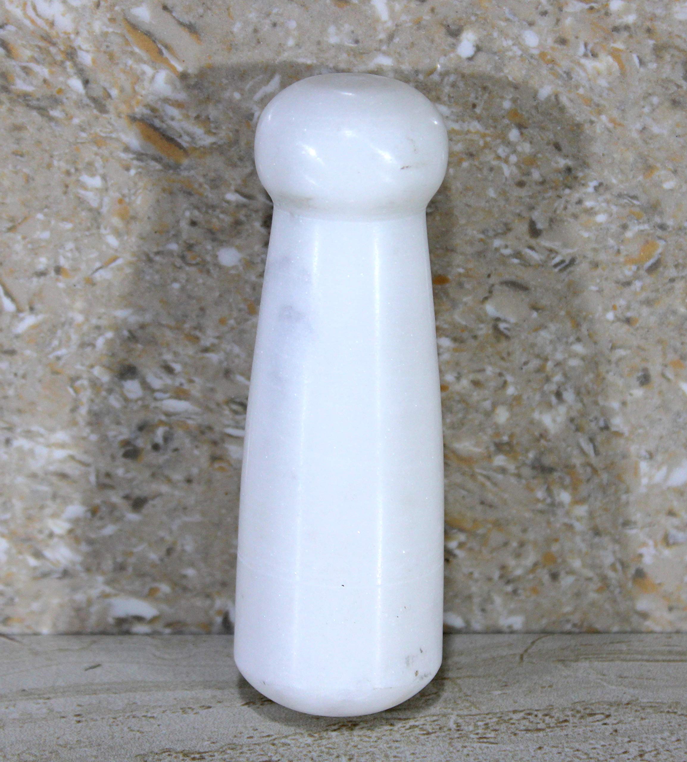 KLEO 3" Compatible Black Pestle for Many Sizes Mortar | Small Kitchen Cooking Tools (Black & White -3"Inch)