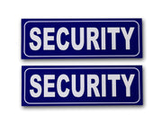 eSplanade Security Sign Sticker Decal - Easy to Mount Weather Resistant Long Lasting Ink Size (9" x 3")