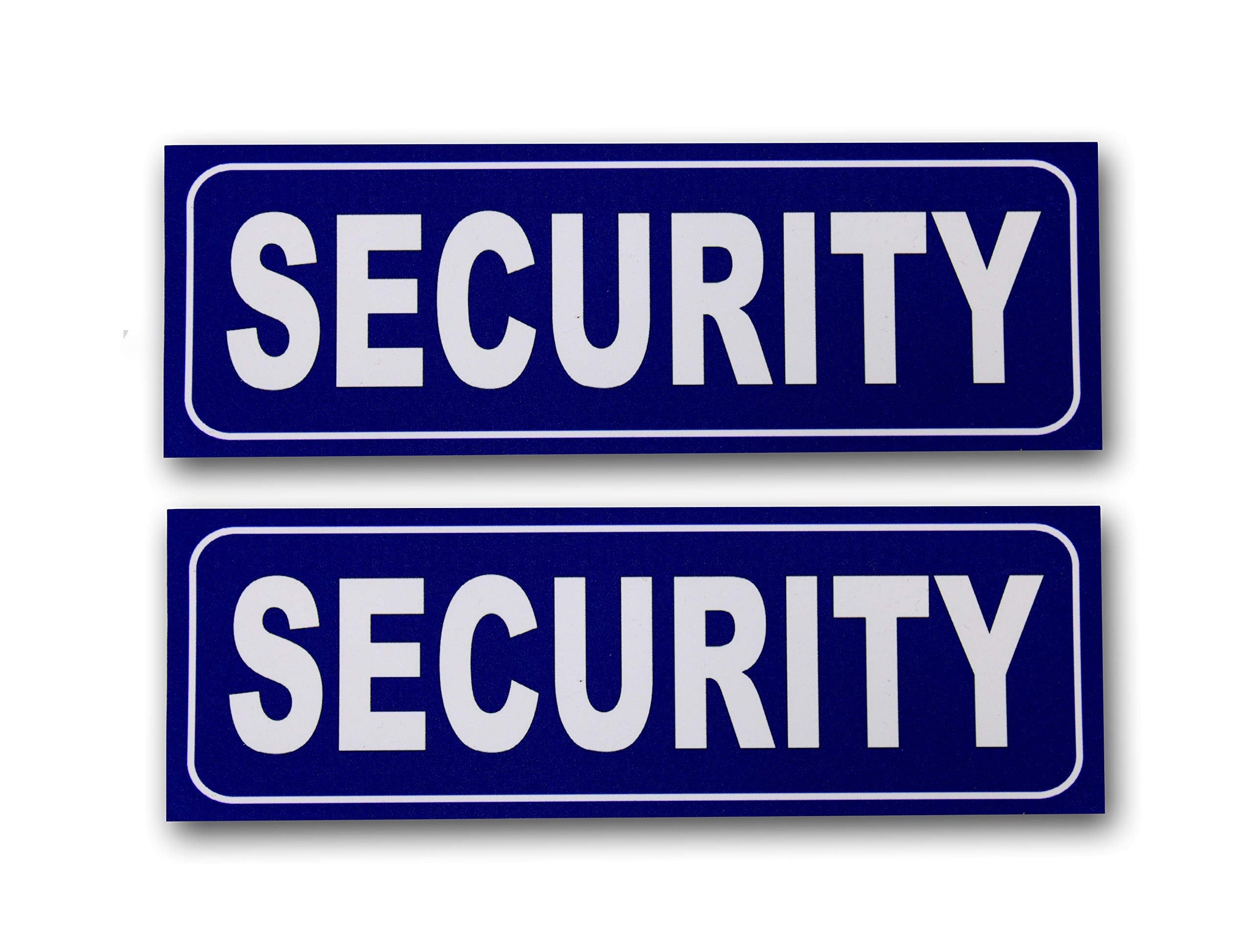 eSplanade Security Sign Sticker Decal - Easy to Mount Weather Resistant Long Lasting Ink Size (9" x 3")