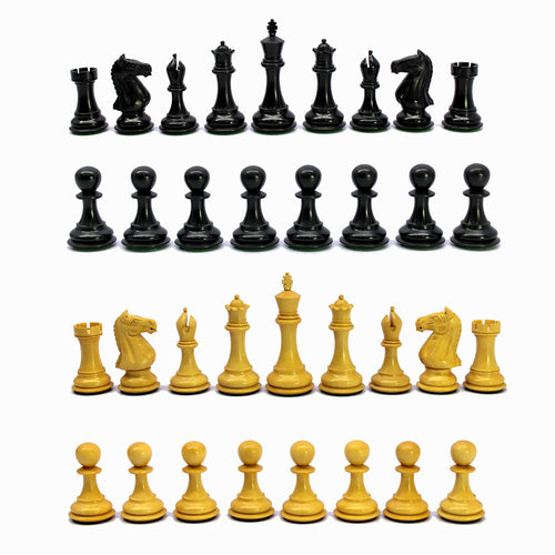 StonKraft Staunton Style Wooden Chess Pieces Chessmen Chess Coins (4
