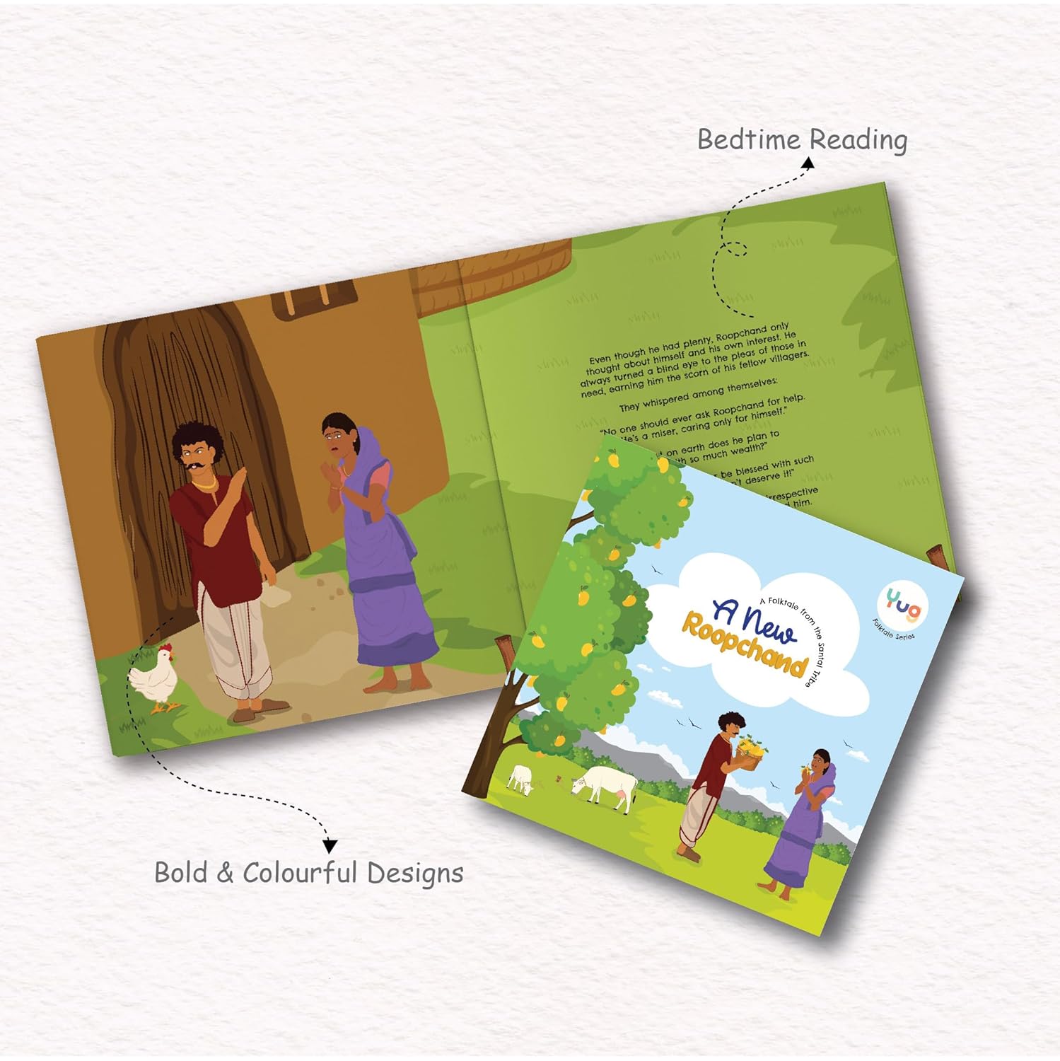Yug Folk Books: A New Roopchand Includes Engaging Activity for Kids. Ages 3 - 8 years. Perfect for Gifts too