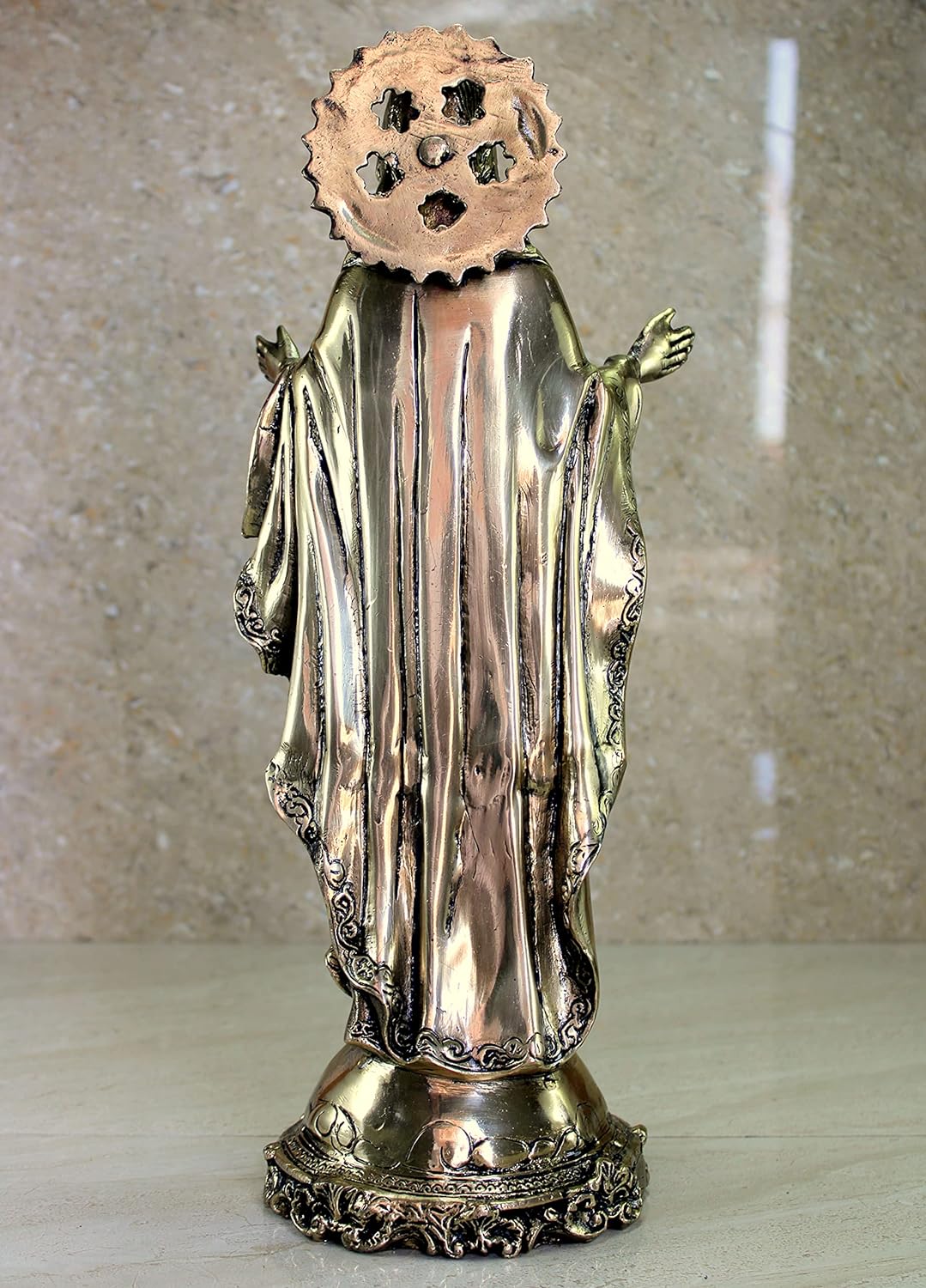 eSplanade Brass Jesus Christ Holy Statue Spiritual Idols - 16 inches (BIG SIZE) | Religious Statues | Holy Statue of Christian