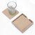 IVEI MDF DIY Square Coasters with Vertical Holder - MDF Plain Wooden Coasters & Holder Blank Cutouts for Painting Wooden Sheet Craft, Decoupage, Resin Art Work & Decoration - Set of 4 (3.5in X 3.5in)