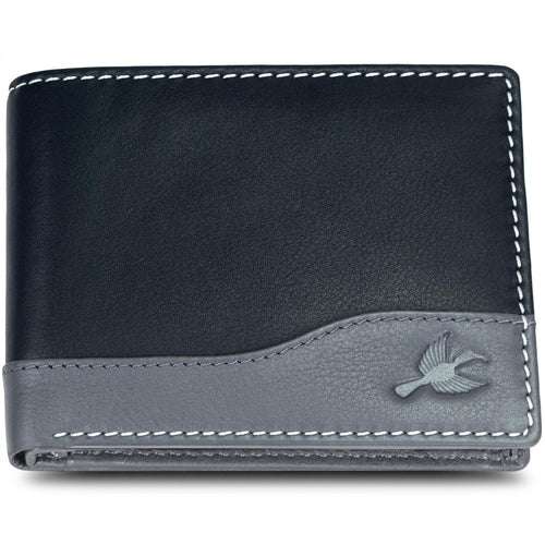 HORNBULL Buttler Black Mens Leather Wallet – Leather Wallet for Mens and RFID Blocking Genuine Leather Mens Wallet