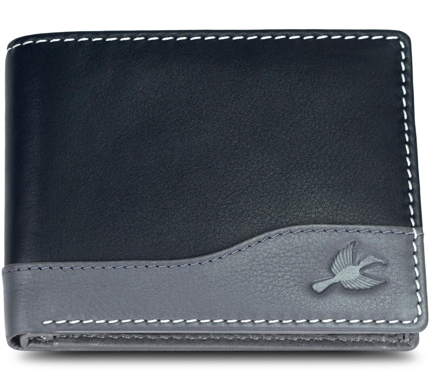 HORNBULL Buttler Black Mens Leather Wallet Ð Leather Wallet for Mens and RFID Blocking Genuine Leather Mens Wallet