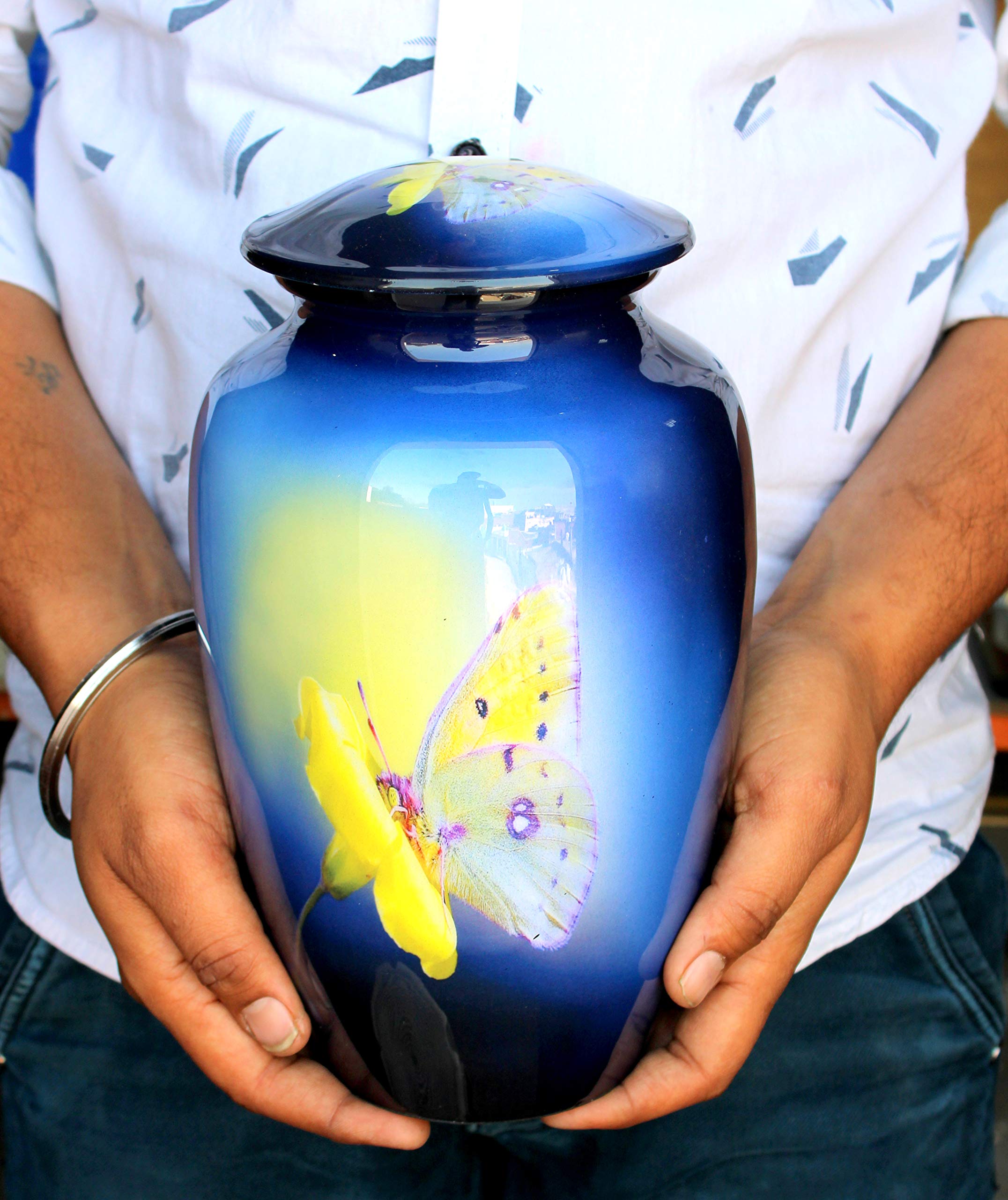 Esplanade Cremation Urn Memorial Container Jar Pot | Cremation Urns | Full Size Standard Urns