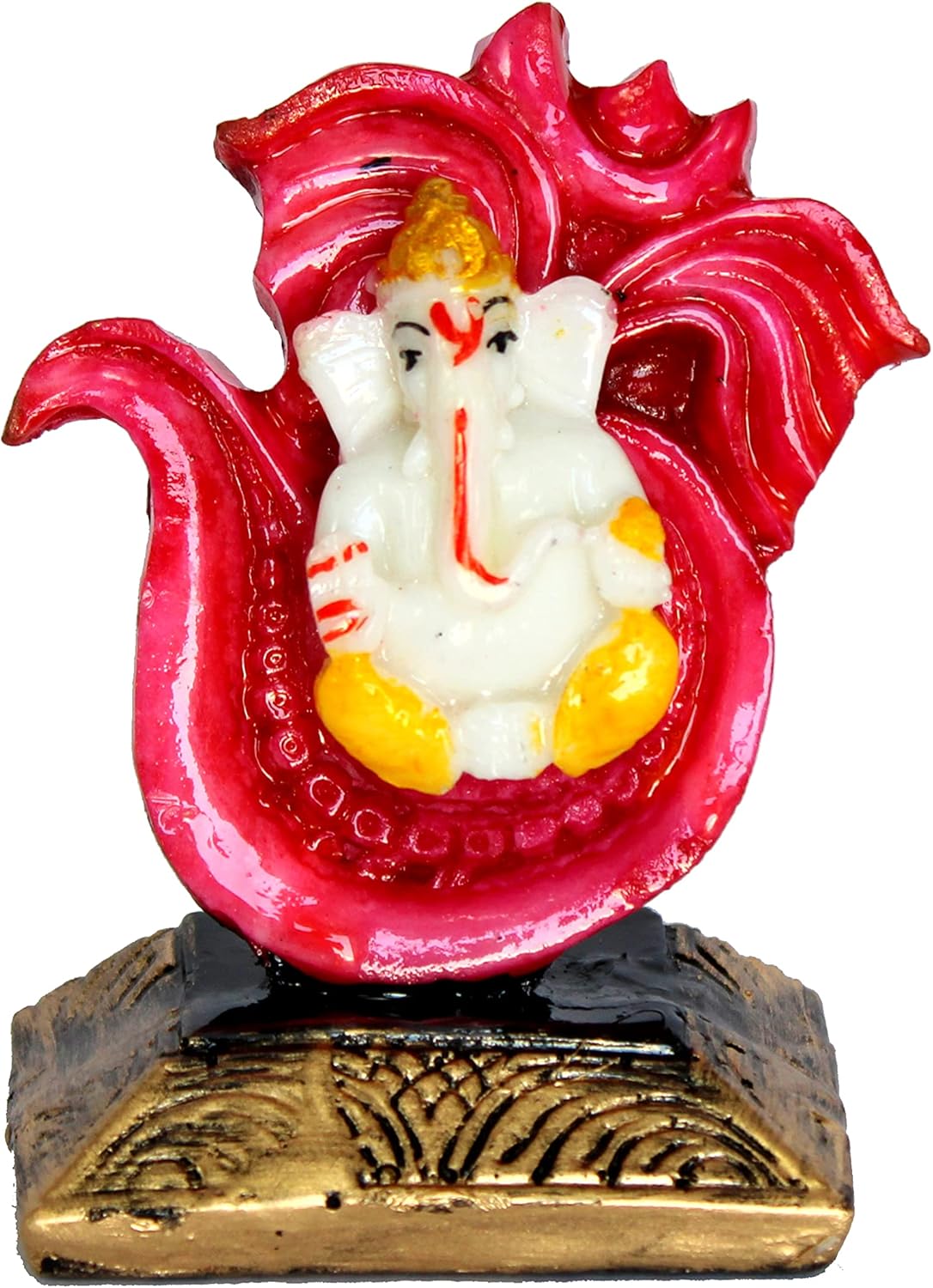 eSplanade Ganesha Ganpati Murti Idol Statue Sculpture for car Dashboard (7x6x4cm)