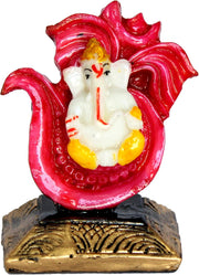 eSplanade Ganesha Ganpati Murti Idol Statue Sculpture for car Dashboard (7x6x4cm)