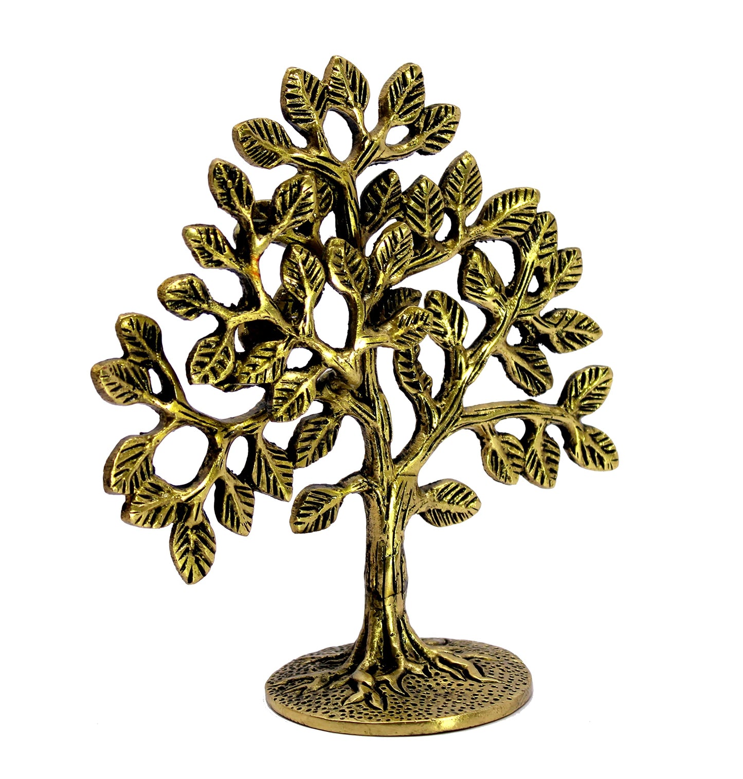 eSplanade Brass Tree of Life - Home Office DŽcor Spiritual Gift | Golden - 6.5" Inches