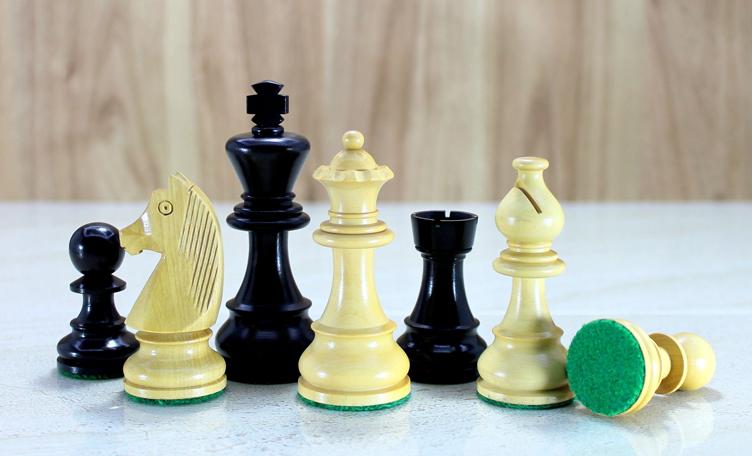 StonKraft Collector Edition Wooden Chess Pieces Chess Coins Pawns Chessmen Figurine Pieces