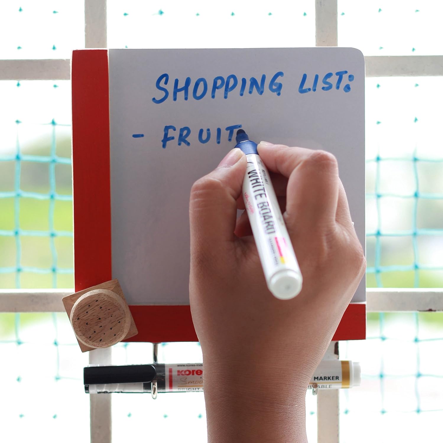 IVEI -Whiteboard magnet - fridge magnet, dry erase board, quirky utility magnets, to-do boards - Red, Purple, Blue