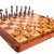 StonKraft 14" X 14 Wooden Chess Game Board Set + Brass Chess Pieces Staunton, best gift idea for birthday and Christmas