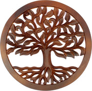 eSplanade Tree of Life Wall Hanging Showpiece | Decorative Items - Home Decor | Wood - Brown - 15.5" Inches