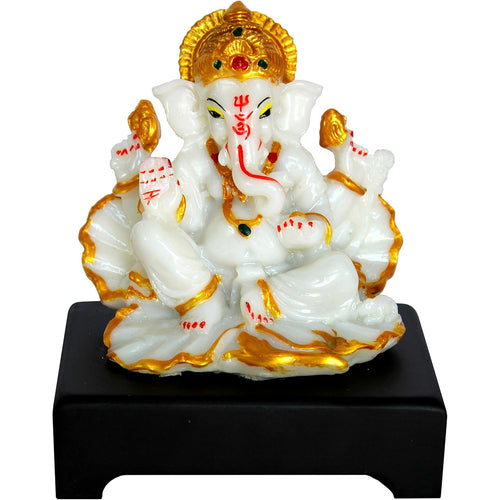 eSplanade Resin Ganesh Ganesha Ganpati Vinayaka Murti Idol Statue Sculpture - 5 inches
